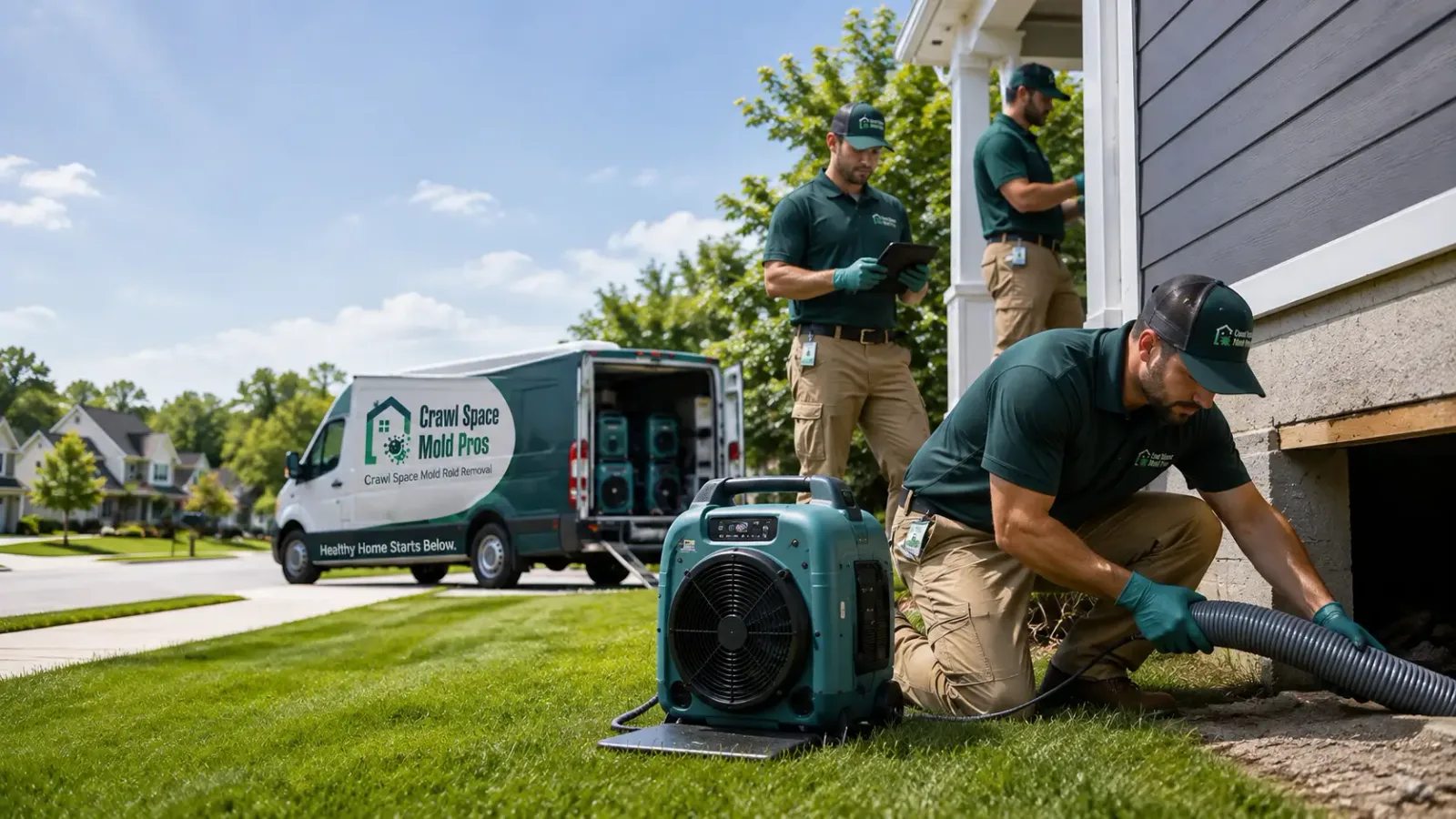 Crawl Space Mold Removal in Saint Libory, NE